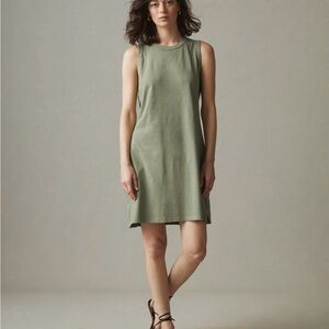 NWT American Giant Olive Green Crewneck Tank szL